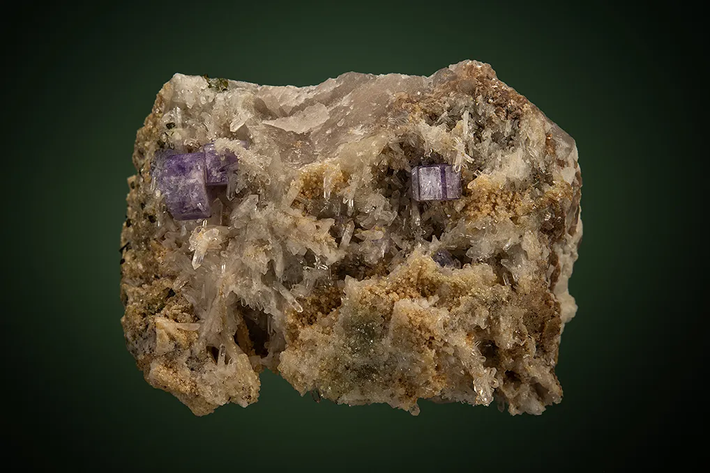 Fluorapatite with Quartz and COOKEITE image