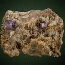 Fluorapatite with Quartz and COOKEITE - image 1