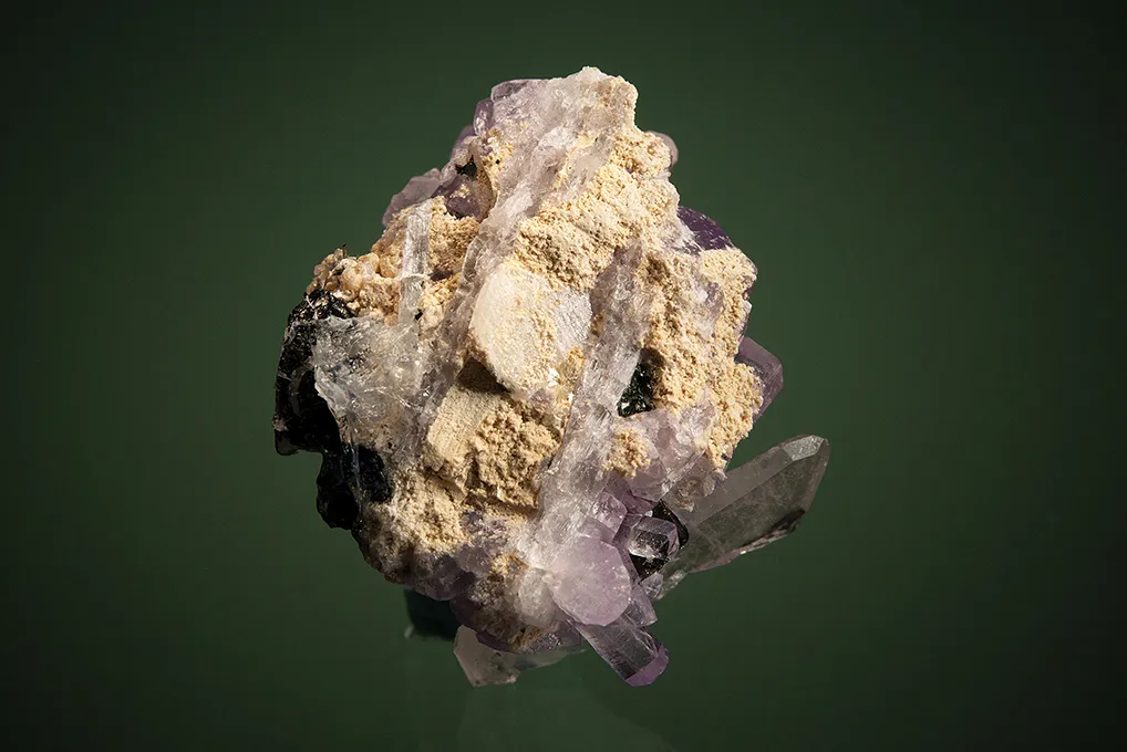 Fluorapatite with Quartz and Elbaite - image 5