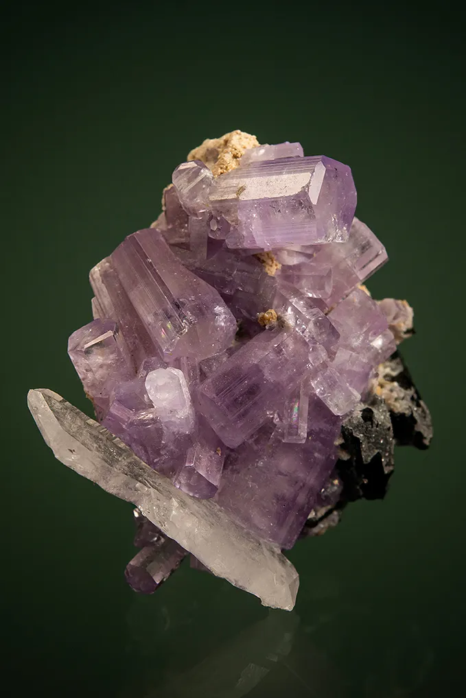 Fluorapatite with Quartz and Elbaite image