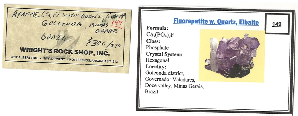 Fluorapatite with Quartz and Elbaite - image 6