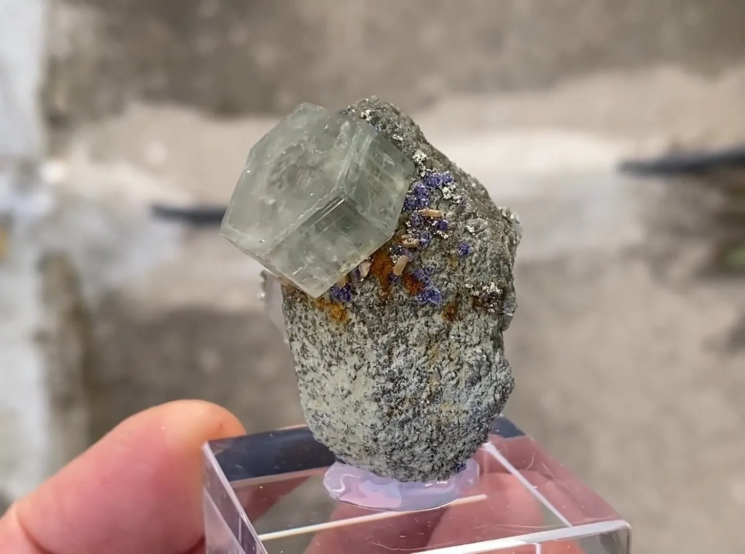 Fluorapatite with Quartz, Fluorite and Pyrite - image 5