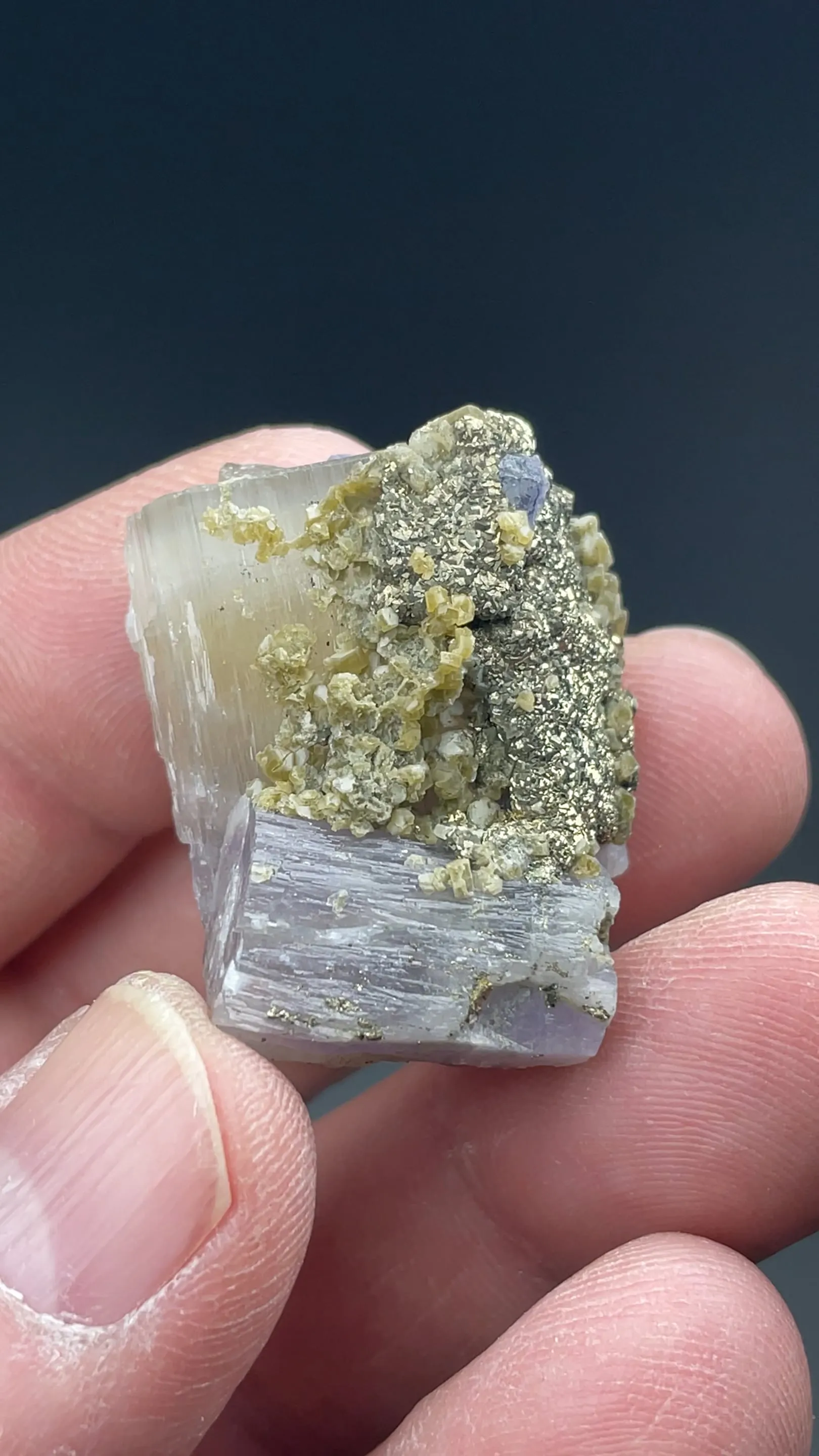 Fluorapatite with Quartz, Muscovite, Chlorite - image 2