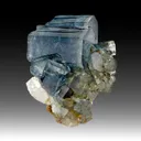 Fluorapatite with Quartz, Siderite, Chalcopyrite - image 1