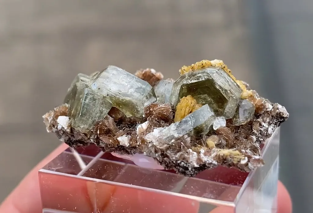 Fluorapatite with Siderite image