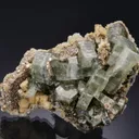 Fluorapatite with Siderite Calcite and Muscovite - image 1