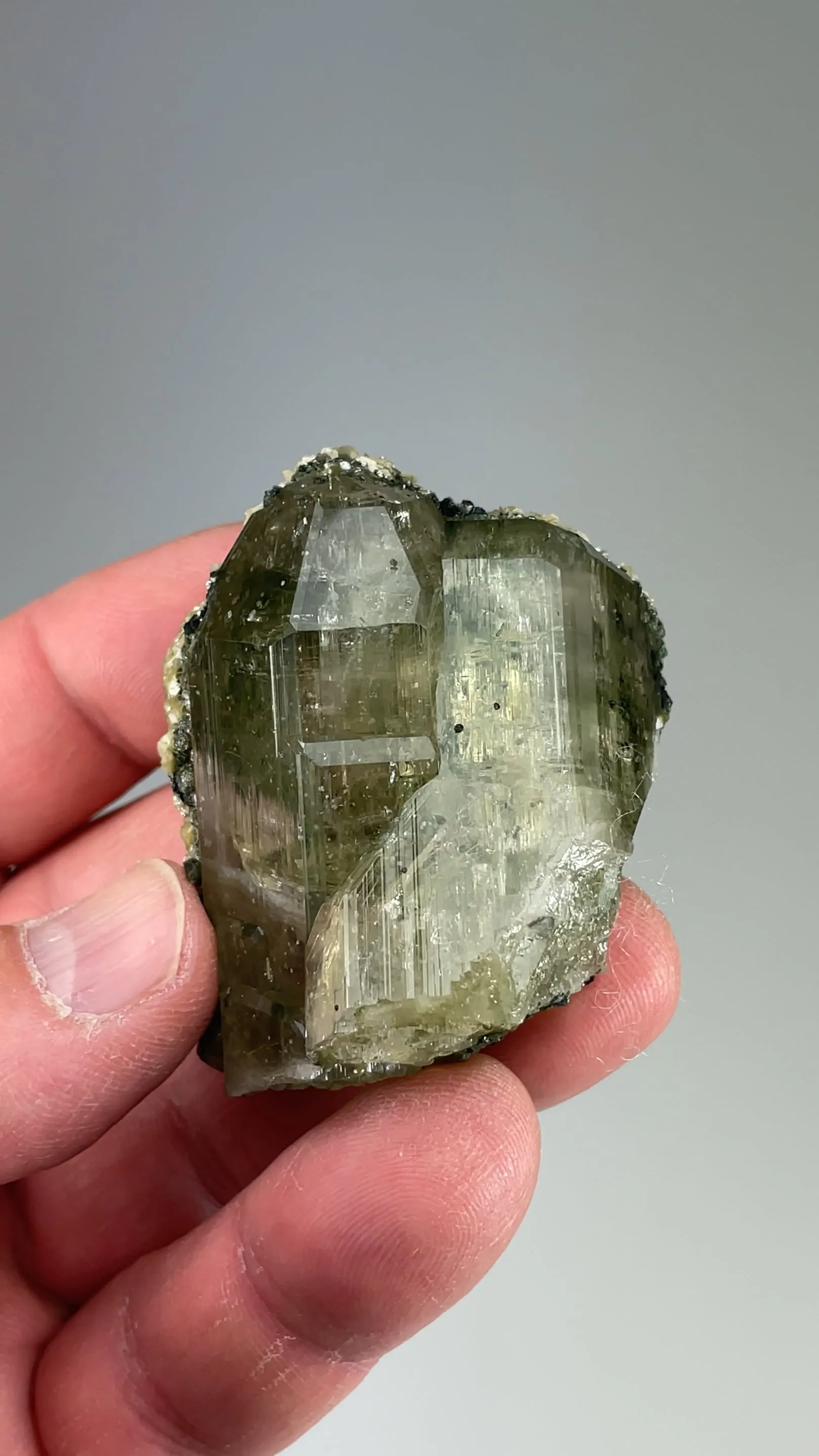 Fluorapatite with Siderite, Muscovite - image 2