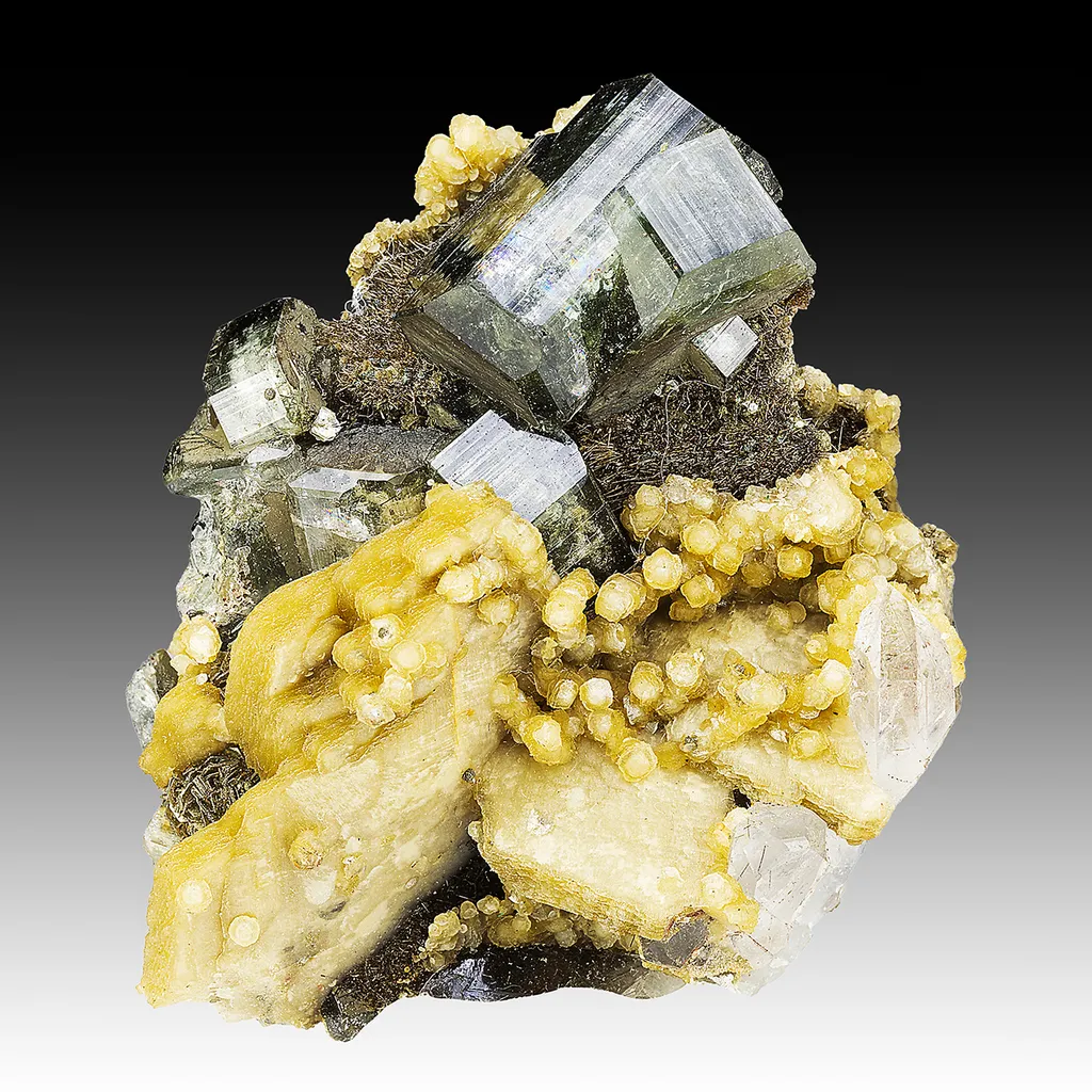 Fluorapatite with Siderite, Quartz image