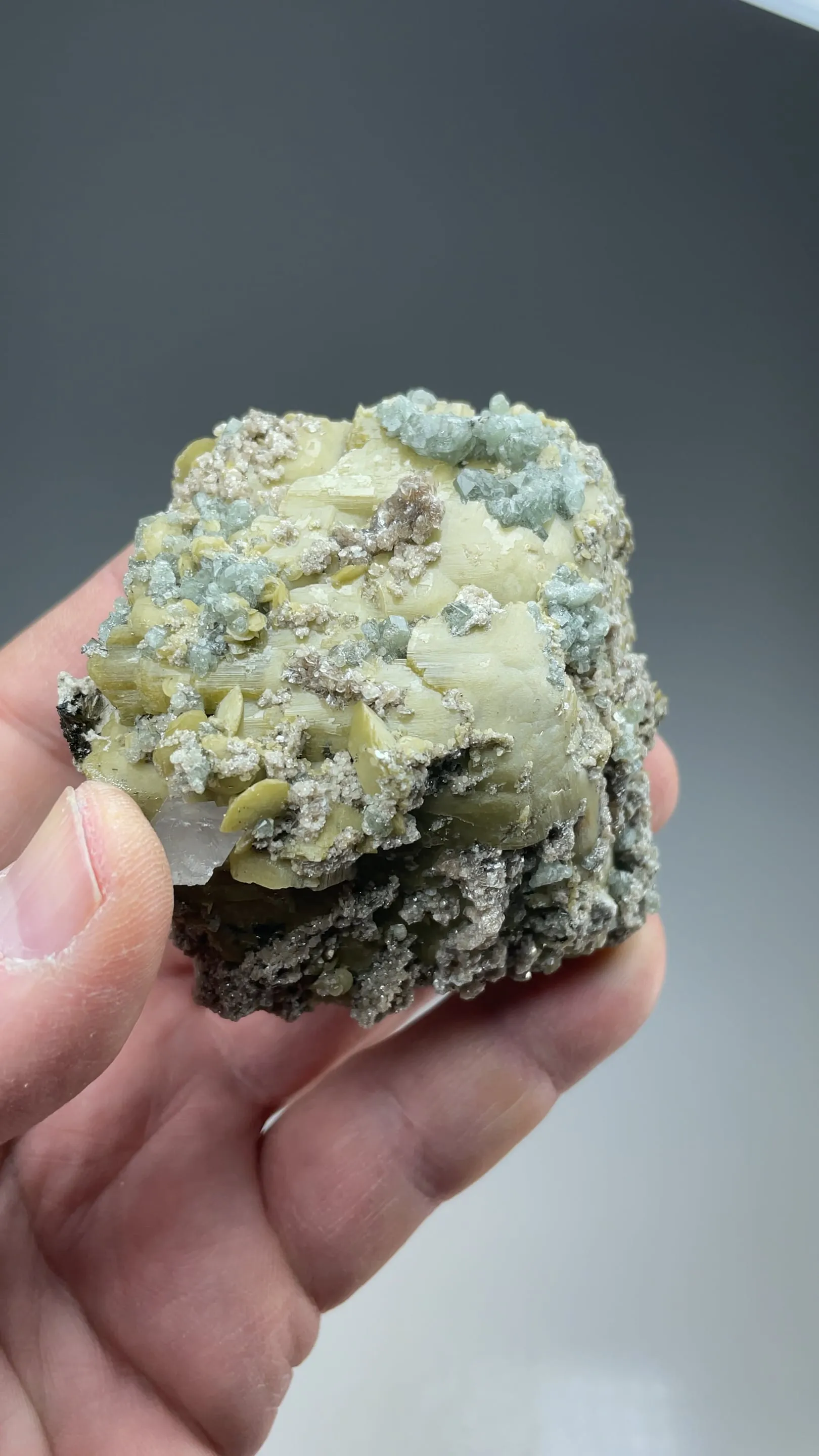 Fluorapatite with Siderite, Quartz (1997) - image 2