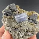 Fluorapatite with Sphalerite, Siderite, Pyrite - image 2