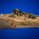 Fluorapatite with Tourmaline on Mica - image 4