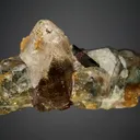 Fluorapatite with Tourmaline, Quartz and COOKEITE (repaired) - image 4