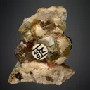 Fluorapatite with Tourmaline, Quartz and COOKEITE (repaired) - image 5