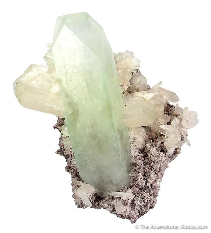 Fluorapophyllite and Stilbite image