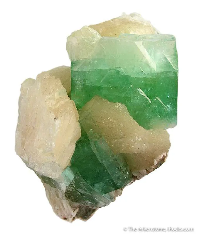 Fluorapophyllite and Stilbite image