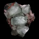 Fluorapophyllite Bi-colored and Stilbite on Chalcedony Natural Mineral Specimen - image 1