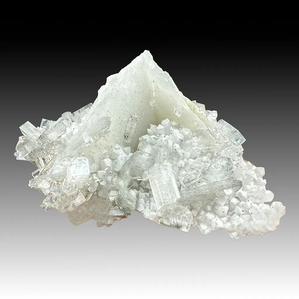 Fluorapophyllite-K with Calcite image