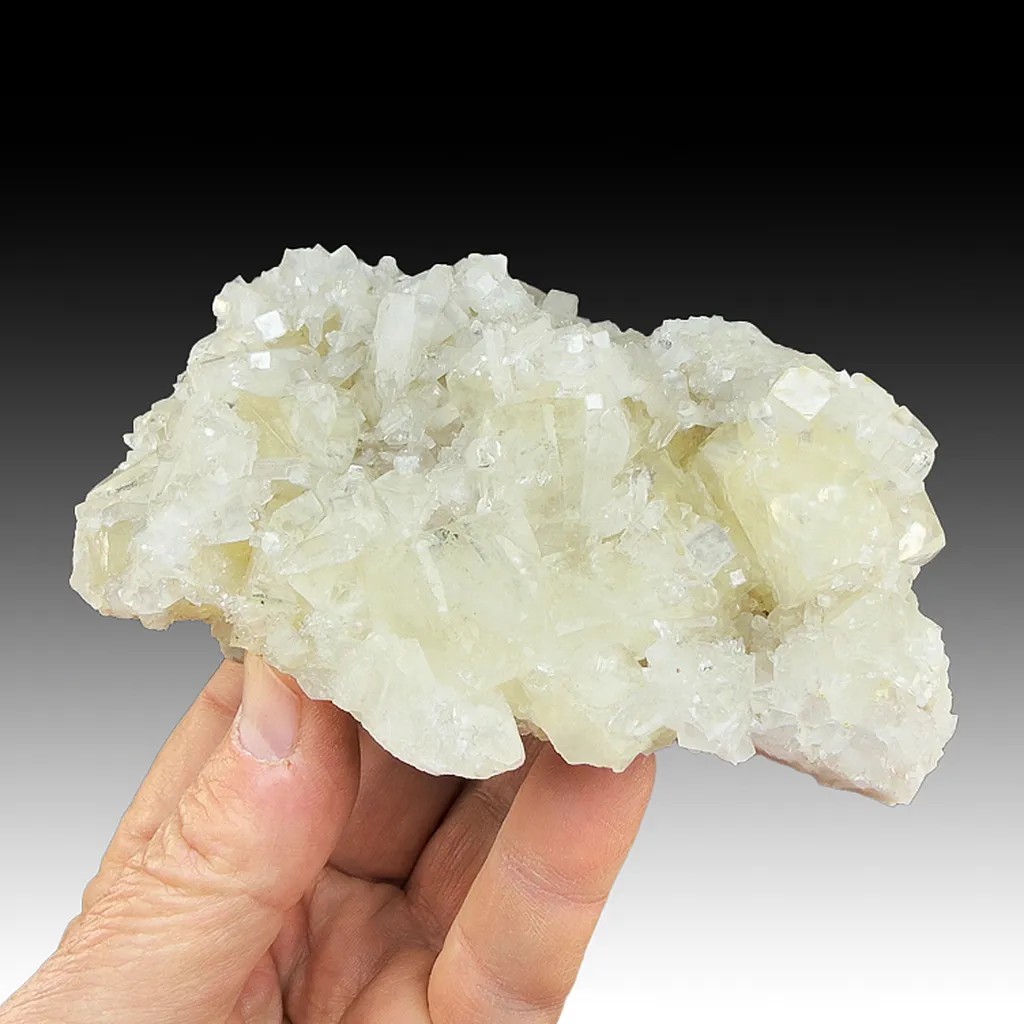 Fluorapophyllite-K with Calcite image