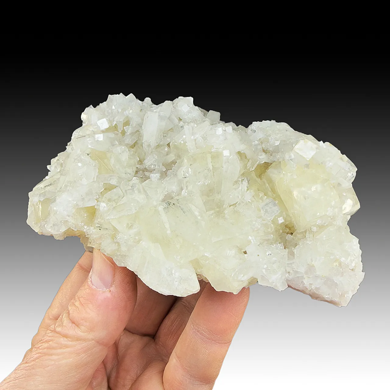 Fluorapophyllite-K with Calcite - image 1