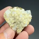 Fluorapophyllite-K with Cowlesite, Thomsonite - image 2