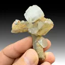 Fluorapophyllite-K with Quartz, Calcite - image 1