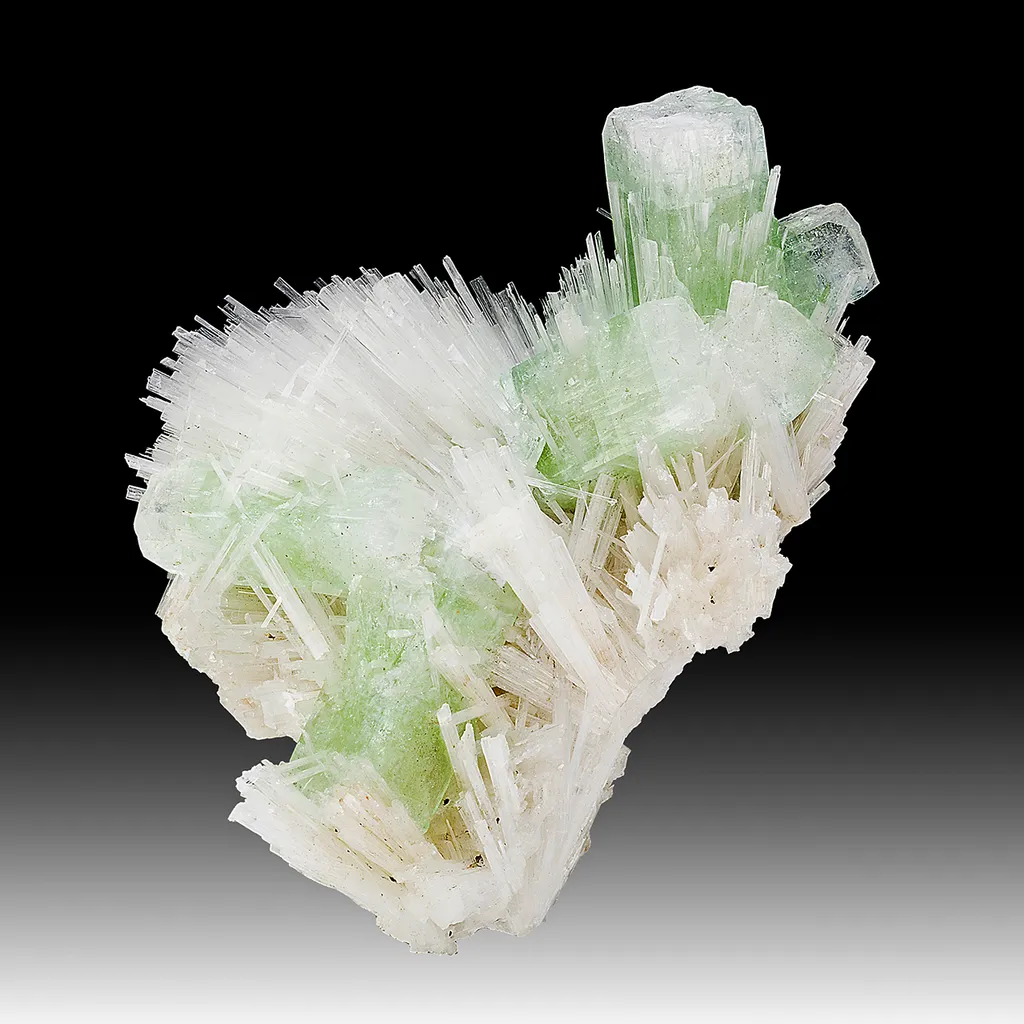 Fluorapophyllite-K with Scolecite image