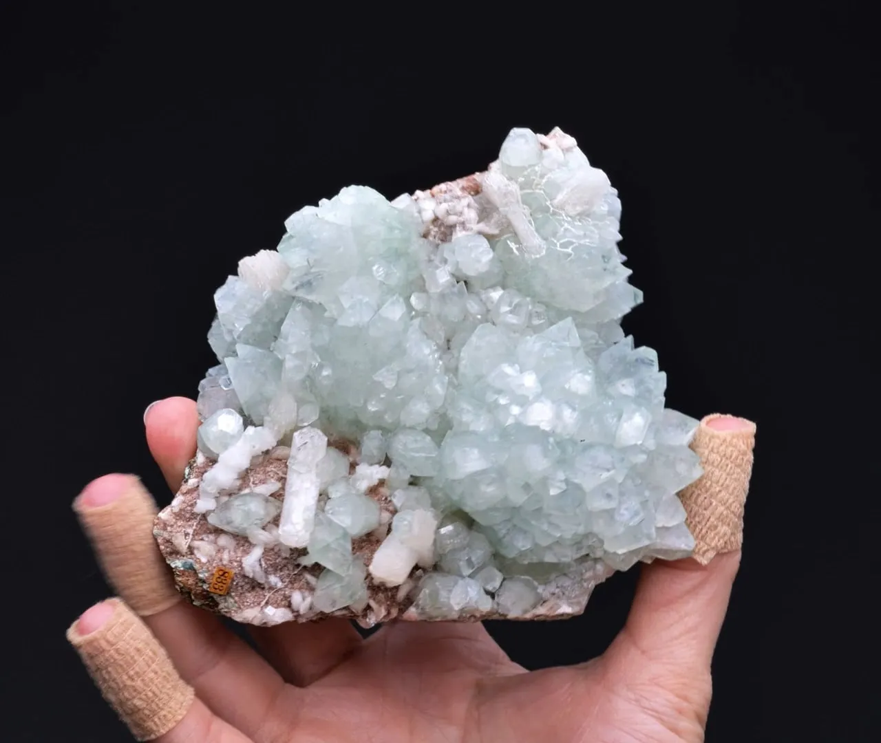 FLUORAPOPHYLLITE-(K) with Stilbite - image 2
