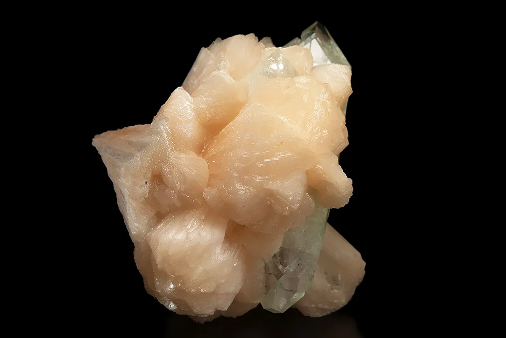 FLUORAPOPHYLLITE-(K) with Stilbite - image 2