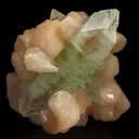 FLUORAPOPHYLLITE-(K) with Stilbite - image 1