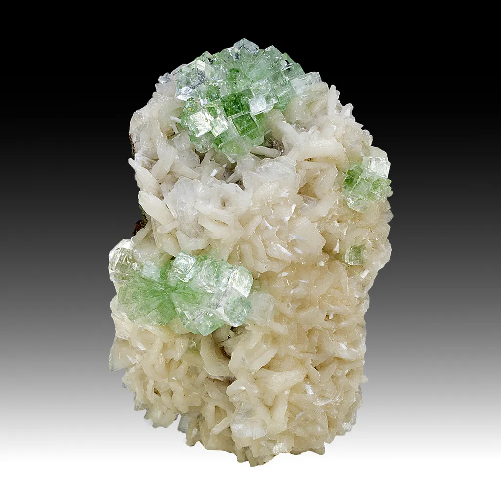 Fluorapophyllite-K with Stilbite image