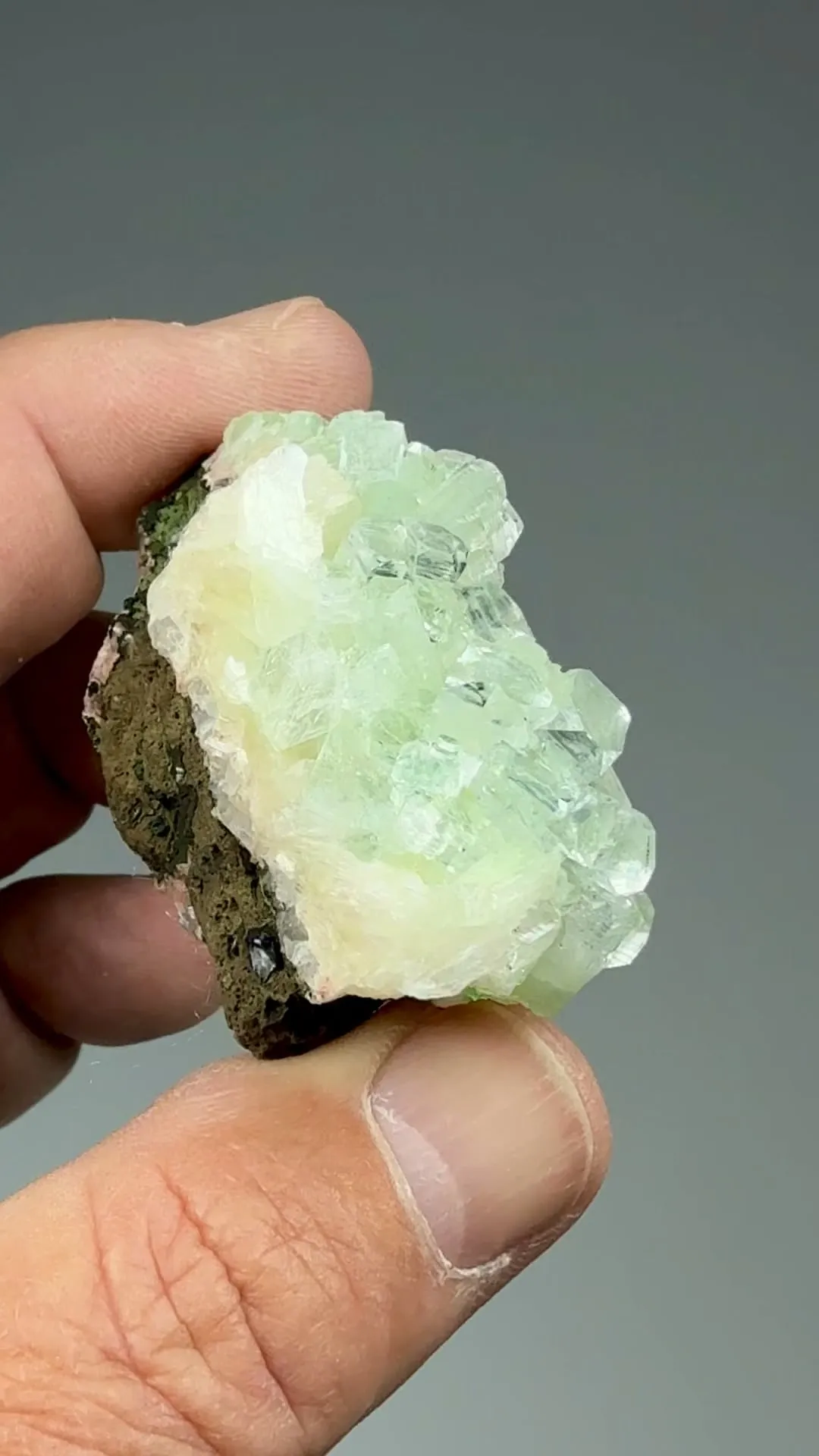 Fluorapophyllite-K with Stilbite - image 2
