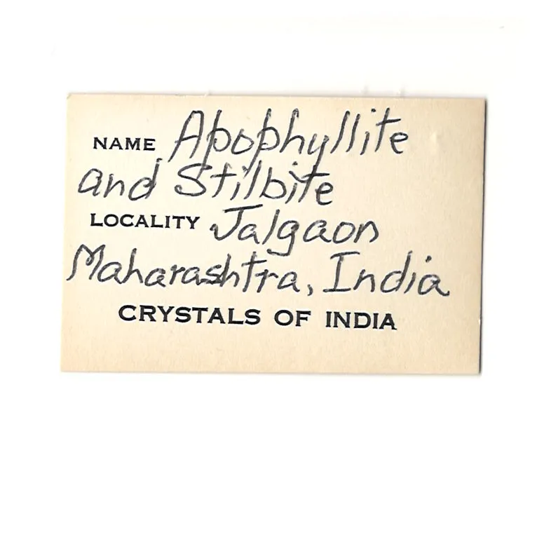 FLUORAPOPHYLLITE-(K) with Stilbite - image 5