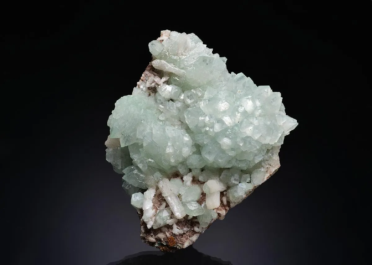 FLUORAPOPHYLLITE-(K) with Stilbite - image 1