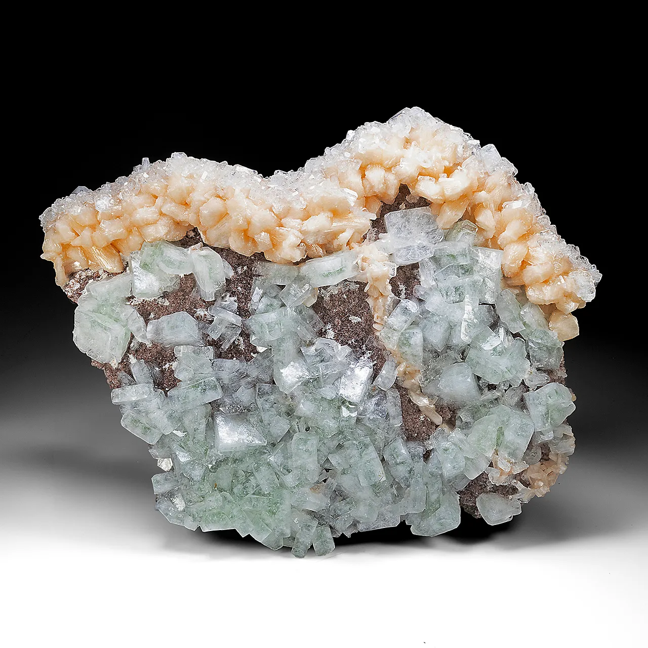Fluorapophyllite-K with Stilbite - image 1