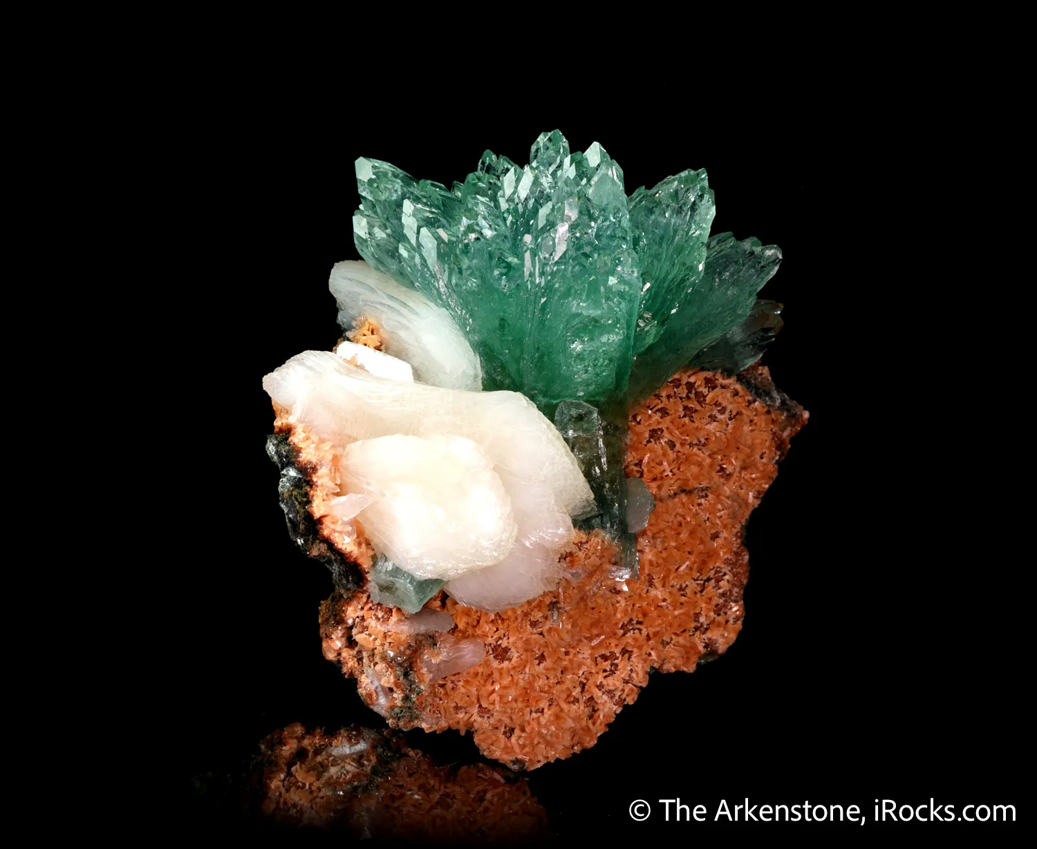 Fluorapophyllite-(K) with Stilbite - image 6