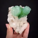 Fluorapophyllite on Stilbite - image 1