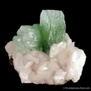 Fluorapophyllite on Stilbite - image 4