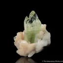 Fluorapophyllite on Stilbite - image 2