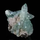 Fluorapophyllite on Stilbite - image 3