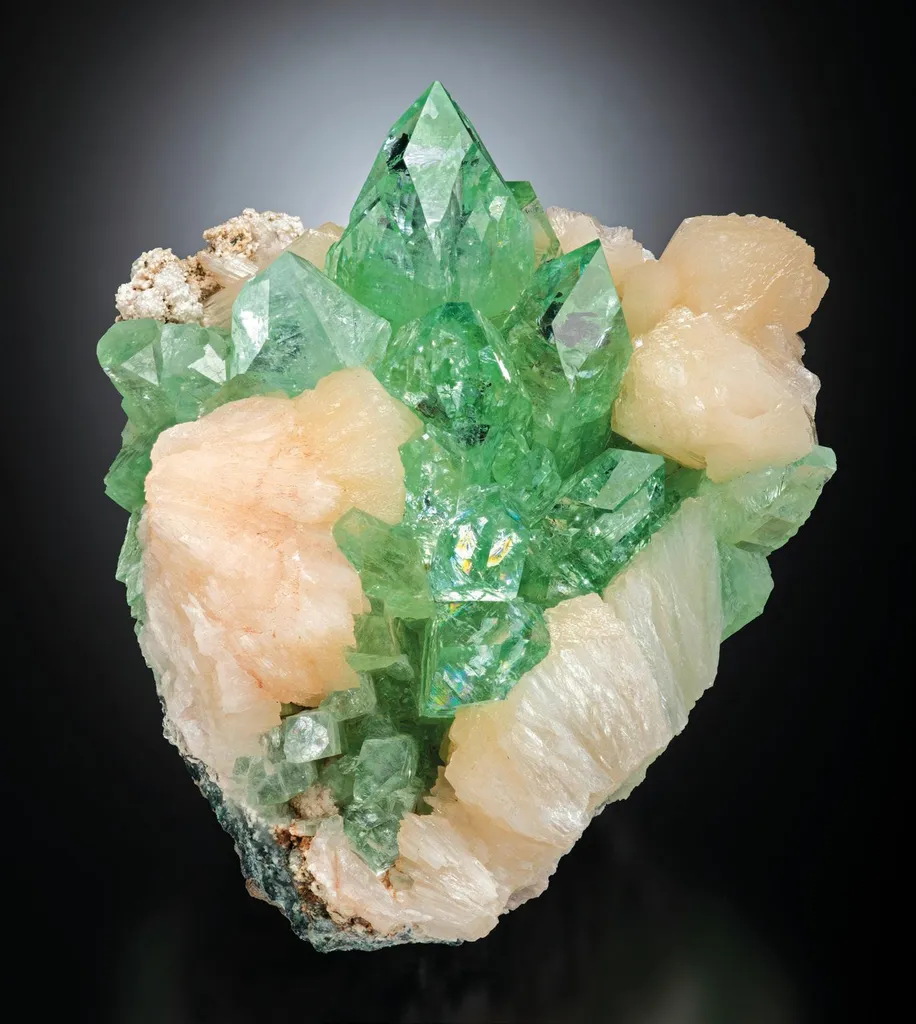 Fluorapophyllite, Stilbite image
