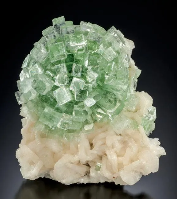 Fluorapophyllite, Stilbite image