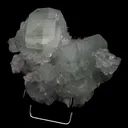 Fluorapophyllite Twin big Crystal with Stilbite Natural Mineral Specimen - image 2