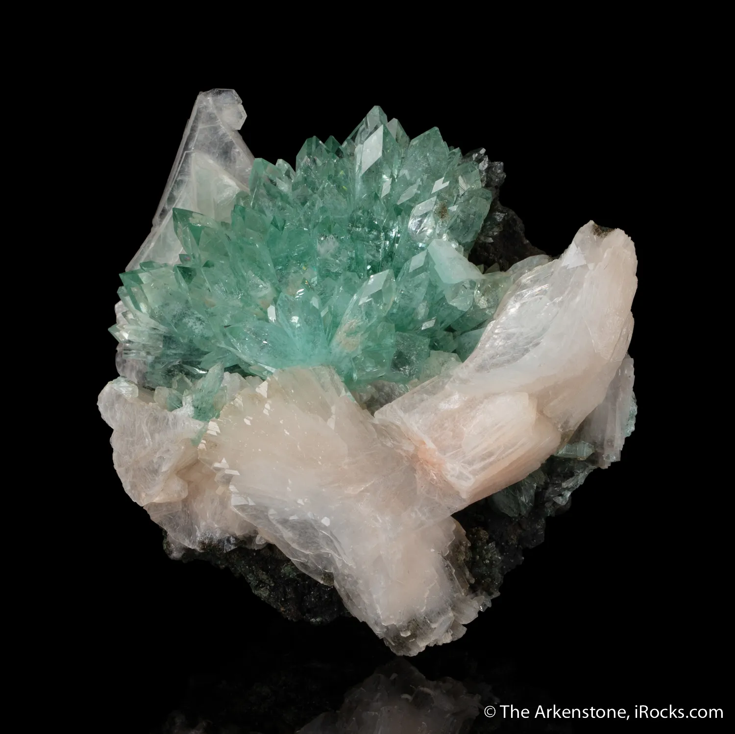 Fluorapophyllite with Heulandite - image 1