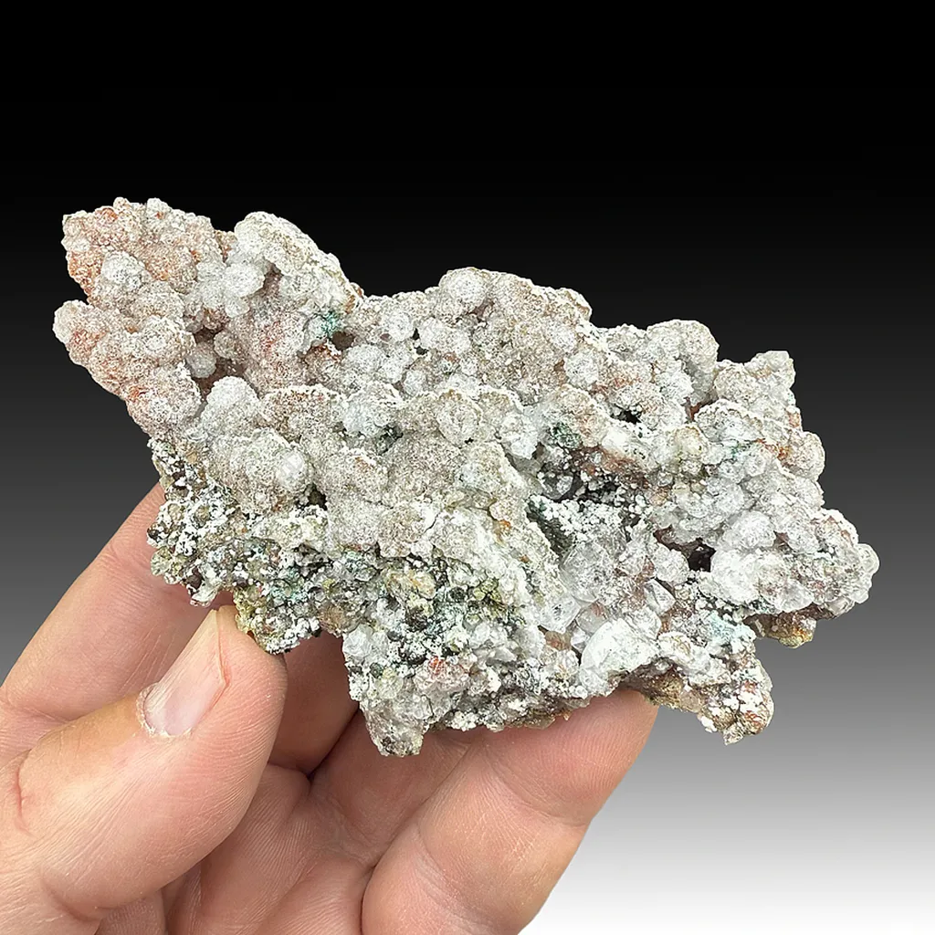 Fluorapophyllite with Quartz image