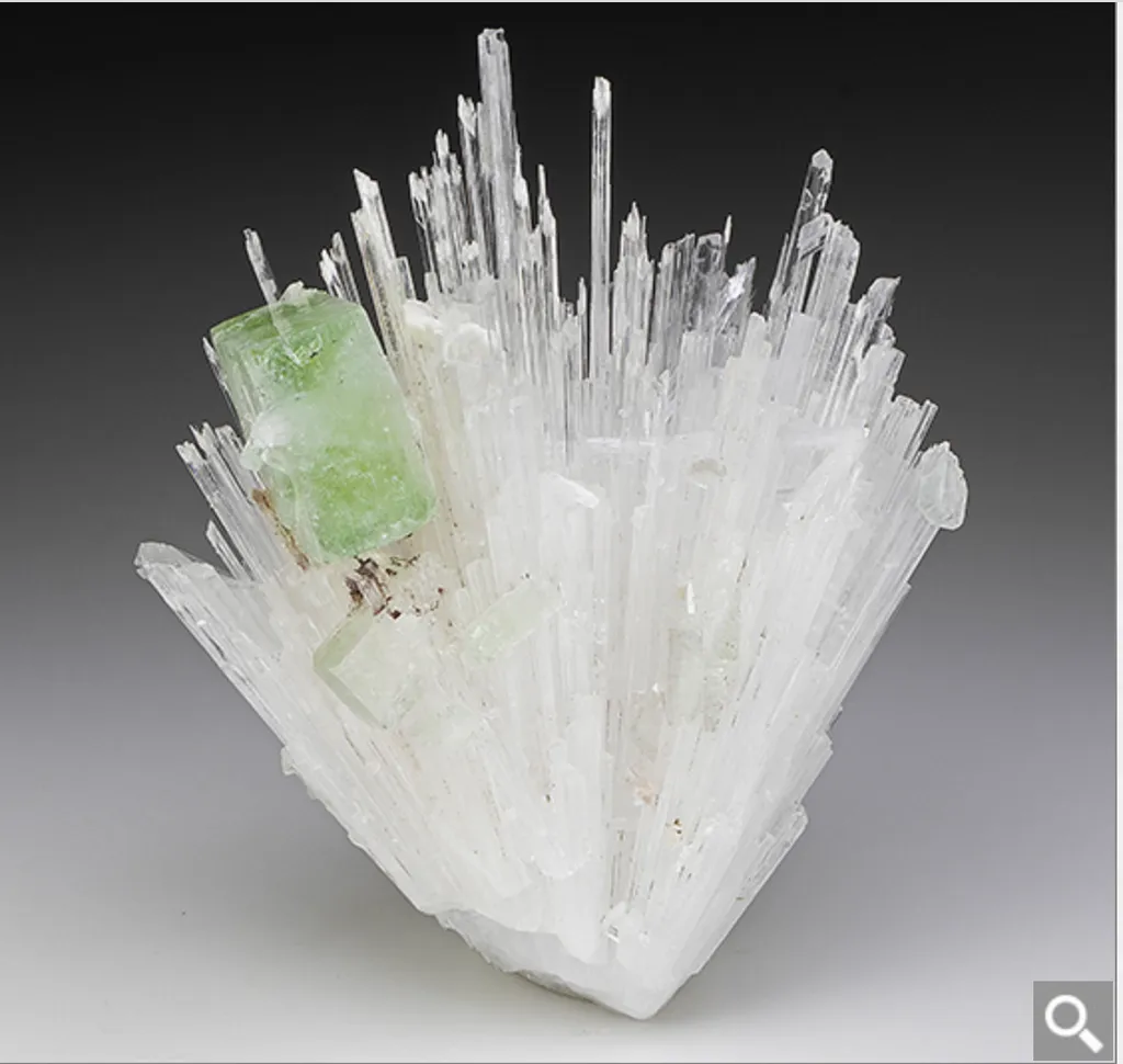Fluorapophyllite  with Scolecite image