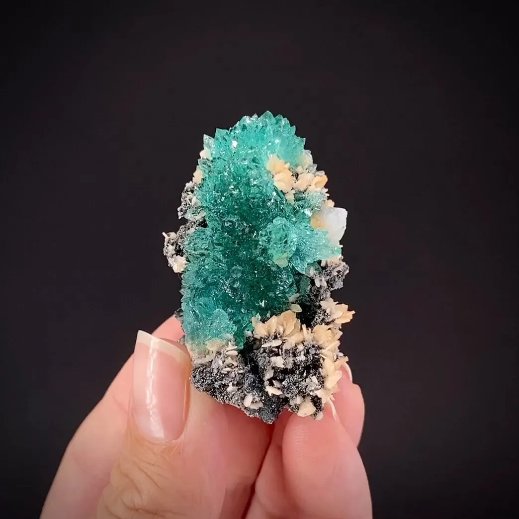 Fluorapophyllite with Stilbite - image 1
