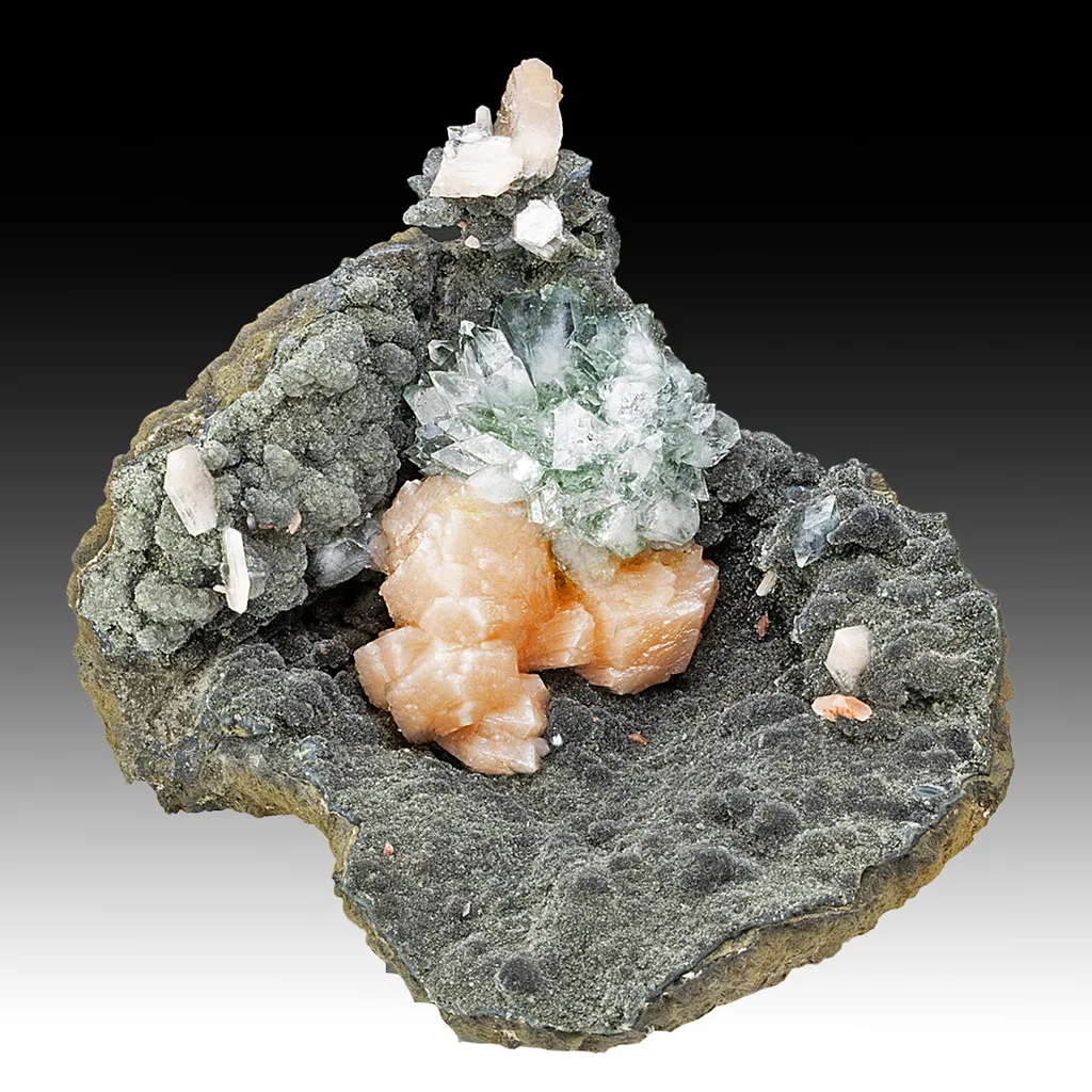 Fluorapophyllite with Stilbite - image 2