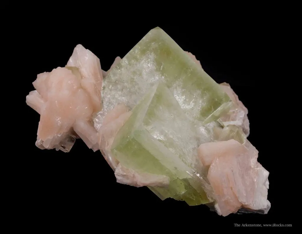 Fluorapophyllite With Stilbite - image 3