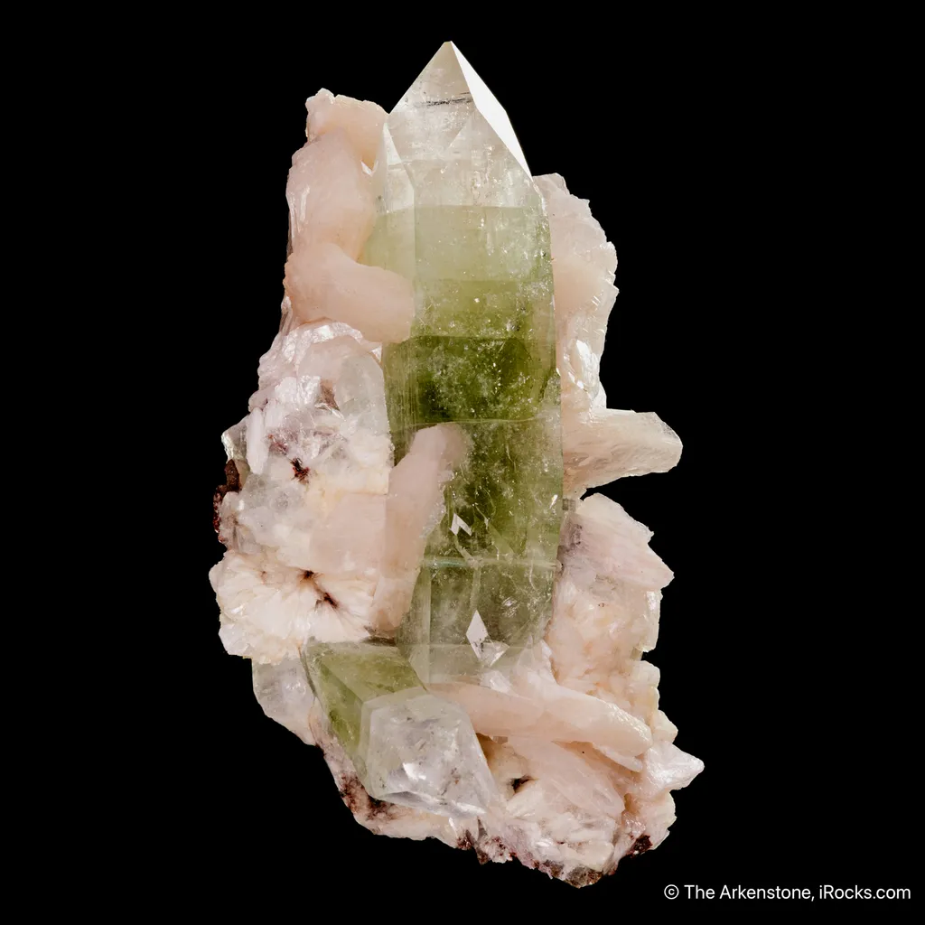 Fluorapophyllite with Stilbite image