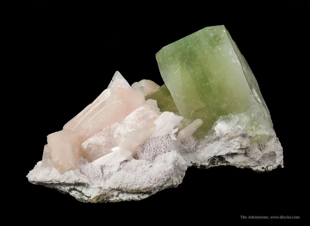 Fluorapophyllite With Stilbite - image 3